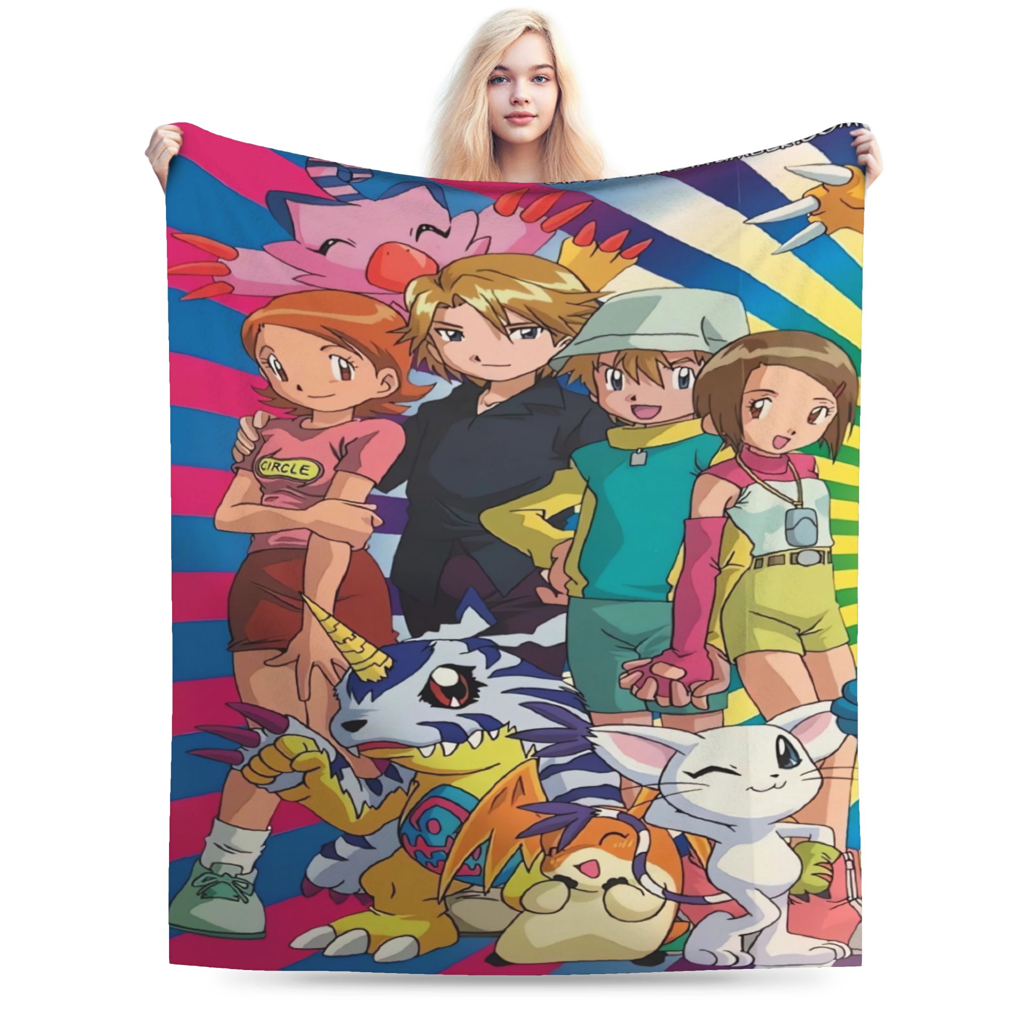 Outdoor Adventure Girls - Mantas Digimon Adventure de calidad súper