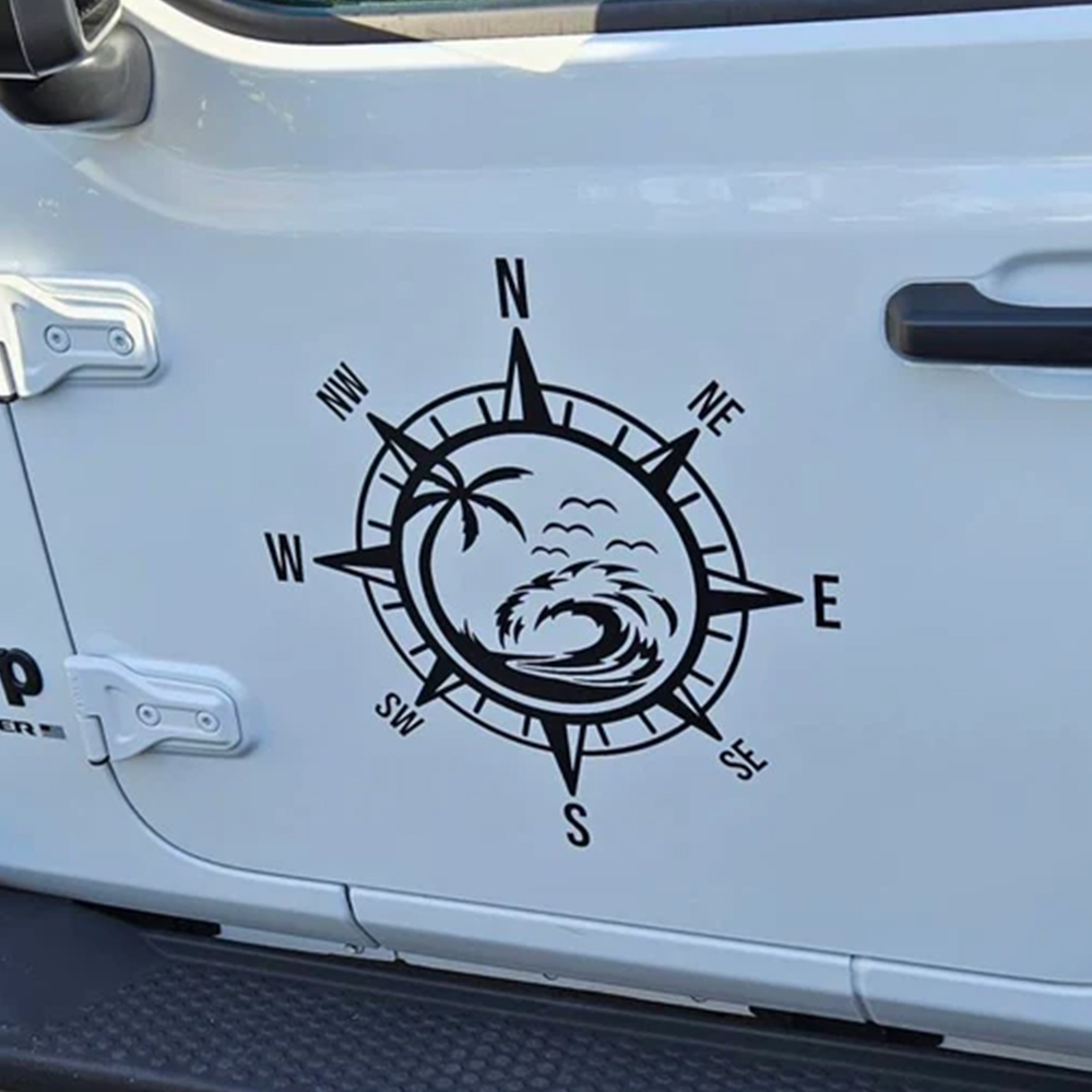 Outdoor Adventure Words - Calcomanía de Vinilo para Auto con