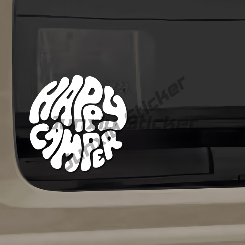 Happy Camper - Diseños de clip - Outdoor Adventure Words reseña y precio