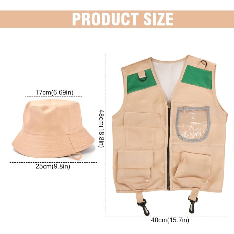 Disfraz de Safari con Chaleco  - Outdoor Adventure Girls reseña y precio