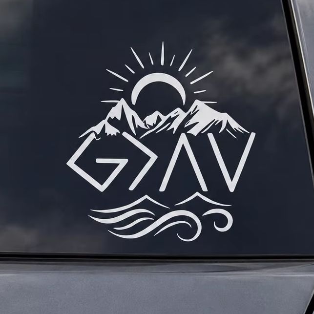 Pegatinas para coche Mountain  - Outdoor Adventure Words reseña y precio