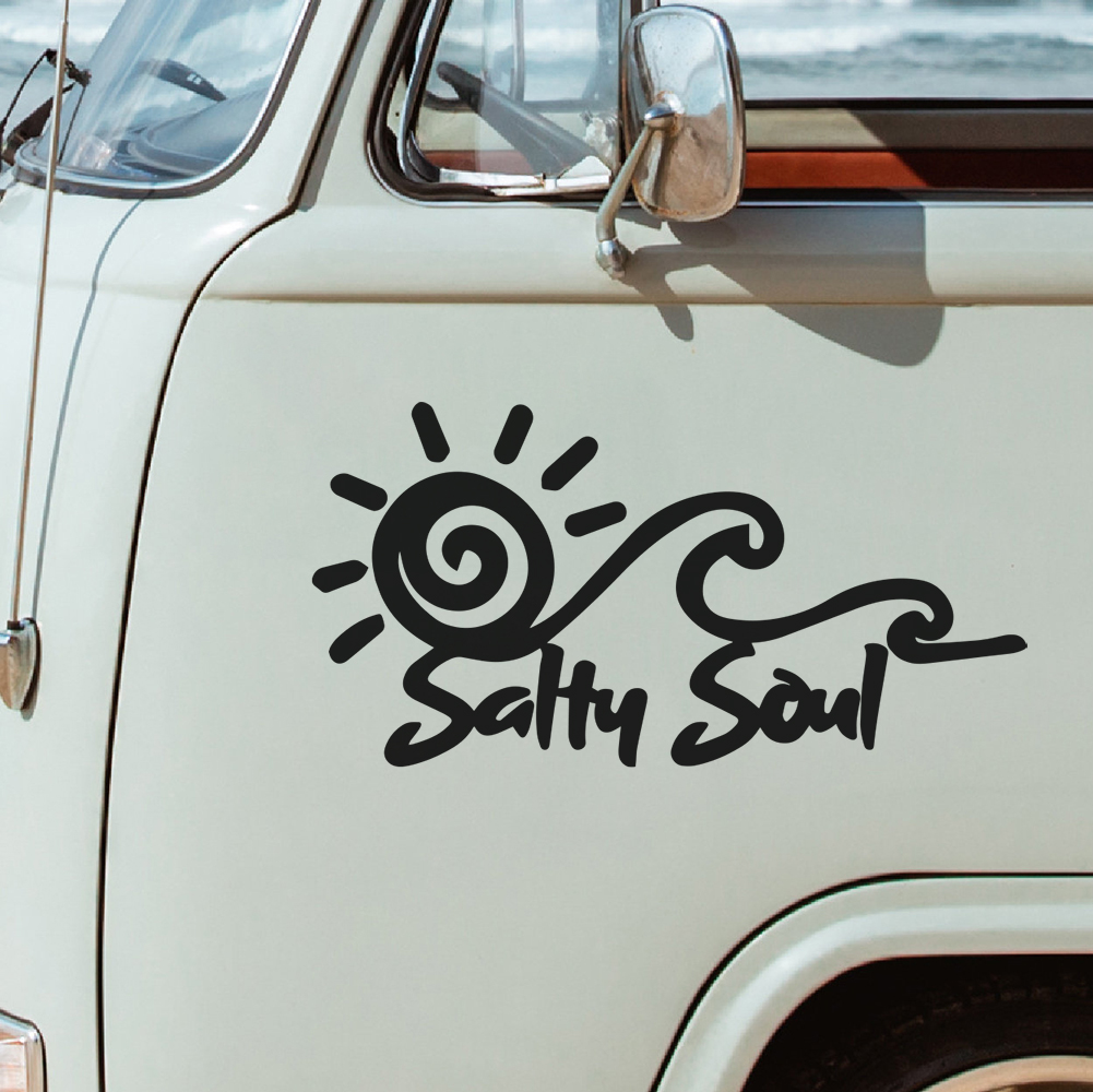 Calcomanías de vinilo Salty So - Outdoor Adventure Words reseña y precio