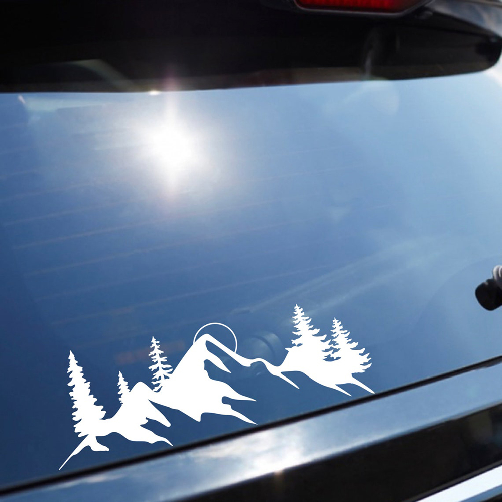 Calcomanías de coche de aventu - Outdoor Adventure Words reseña y precio