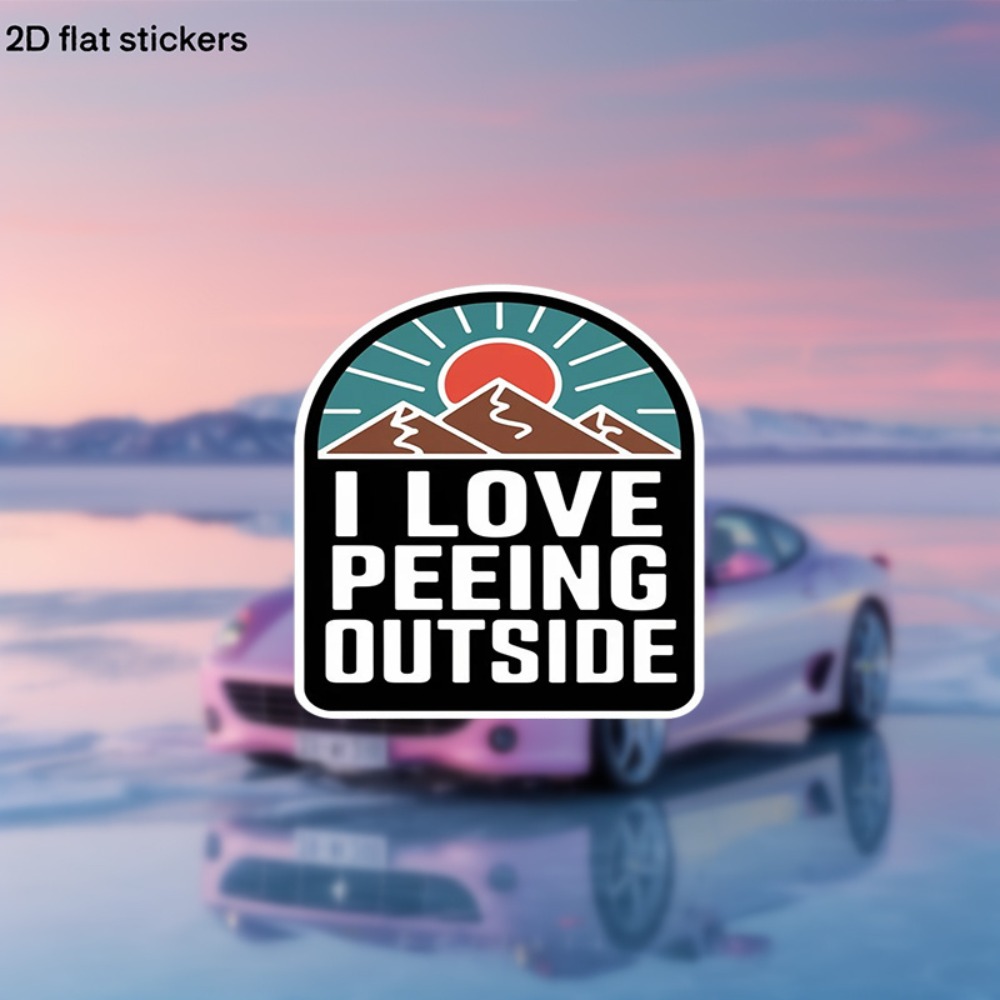 Pegatinas para coche con diseñ - Outdoor Adventure Words reseña y precio