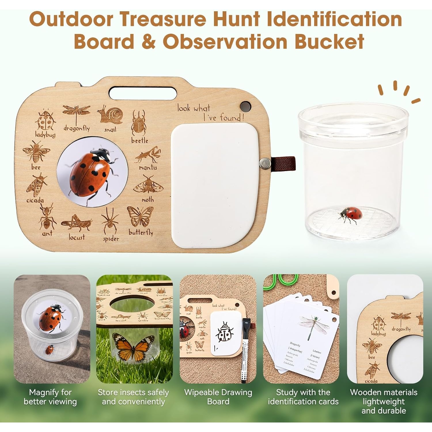 Kit Atrapa Insectos para Niños - Outdoor Adventure Girls reseña y precio