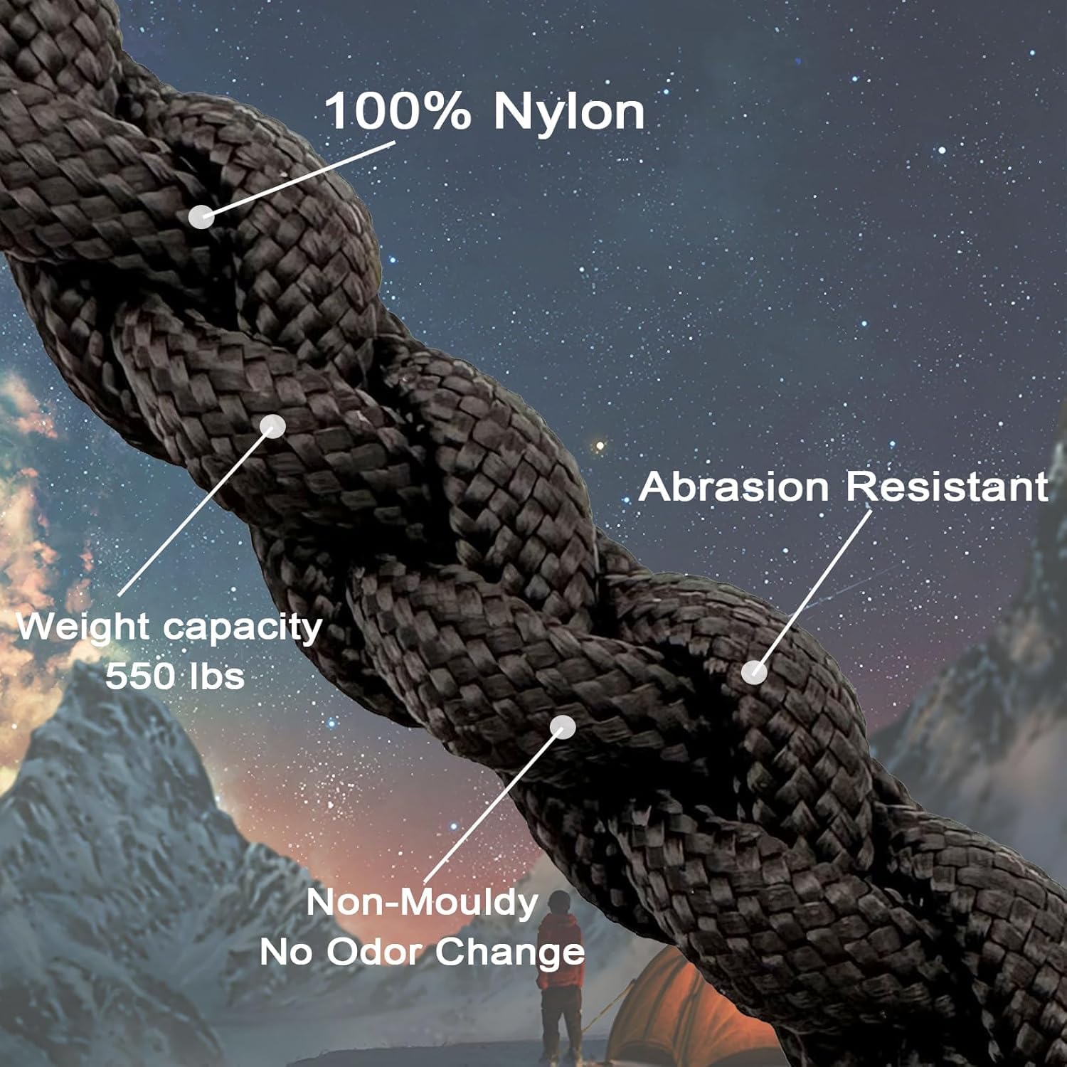 Cordón de paracaídas Paracord  - Paracord 550 Feet reseña y precio